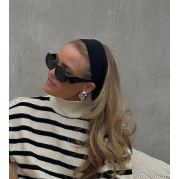 Повязка на голову, черная