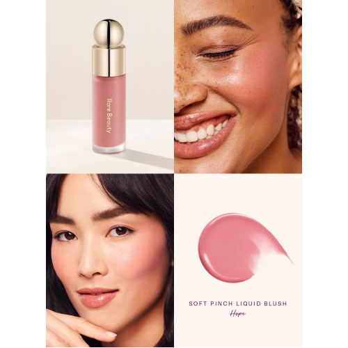 Кремовые румяна с аппликатором Rare Beauty Soft Pinch Dewy Liquid Blush 7,5мл - Hope