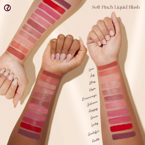 Кремовые румяна с аппликатором Rare Beauty Soft Pinch Dewy Liquid Blush 7,5мл - Hope