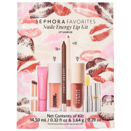 Набор Sephora Favorits Nude Energy Lip Kit Sampler