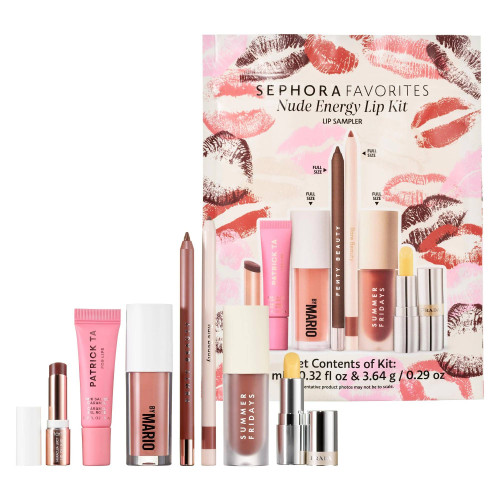 Набор Sephora Favorits Nude Energy Lip Kit Sampler
