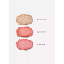 Палетка запеченных продуктов для лица HIGHLIGHTER | BLUSH PEACH | BLUSH ROSE, SHIK