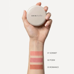 Компактные румяна Silk Glow Blush №01 - Sonnet, SHIK