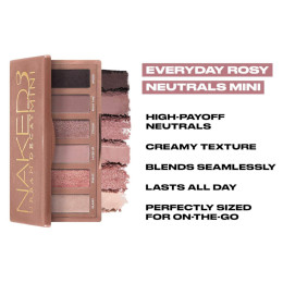 Палетка теней Urban Decay Naked3 Mini Soft Pink Palette