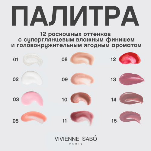Блеск для губ Vivienne Sabo Le Grand Volume №14 Pomelo, 3 мл