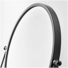 Зеркало настольное одностороннее на 2 ножках, Черное