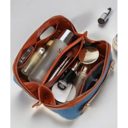 Косметичка в стиле Miu Miu - Голубая